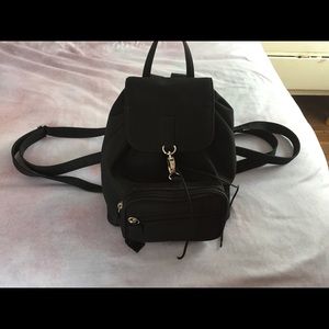 Small black “mini” backpack